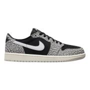 Retro Low OG Black Cement Sneakers Nike , Multicolor , Heren