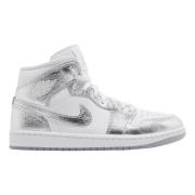 Beperkte oplage Metallic Silver Air Jordan 1 Nike , Gray , Heren