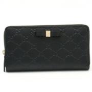 Pre-owned Canvas wallets Gucci Vintage , Black , Dames