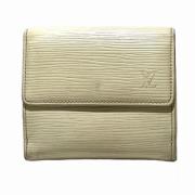 Pre-owned Leather wallets Louis Vuitton Vintage , Beige , Dames