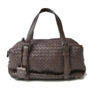 Pre-owned Fabric travel-bags Bottega Veneta Vintage , Brown , Dames