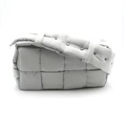 Pre-owned Fabric shoulder-bags Bottega Veneta Vintage , White , Dames