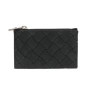 Pre-owned Nylon wallets Bottega Veneta Vintage , Black , Dames