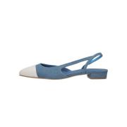 Blauw Denim Slingbacks Luisa Toral , Blue , Dames