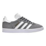 Limited Edition Solid Grey Gazelle Sneakers Adidas , Gray , Heren