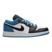 Limited Edition Laser Blue Air Jordan 1 Low Nike , Multicolor , Dames