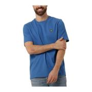 Heren Polo & T-shirt Plain Tee Lyle & Scott , Blue , Heren