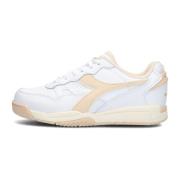 Retro Winner Lage Sneakers Diadora , White , Dames