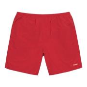 Rode Nylon Zwemshort Limited Edition Supreme , Red , Heren