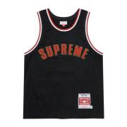 Beperkte Editie Basketbal Jersey Zwart Supreme , Black , Heren