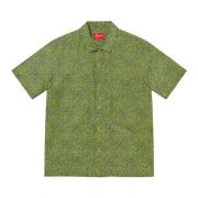 Luipaard Zijden Shirt Groen Supreme , Green , Heren