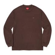 Beperkte Oplage Donkerbruin Longsleeve Tee Supreme , Brown , Heren