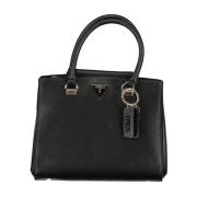 Zwarte handtas met meerdere compartimenten Guess , Black , Dames