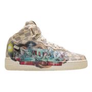 Beperkte oplage Mid Louis Vuitton Graffiti Nike , Multicolor , Heren