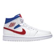 Limited Edition Air Jordan 1 Mid Nike , White , Heren