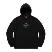 Limited Edition Cross Box Logo Hoodie Zwart Supreme , Black , Heren