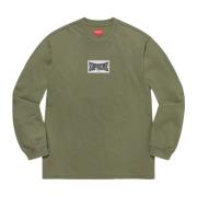 Limited Edition Geweven Label Top Olijf Supreme , Green , Heren