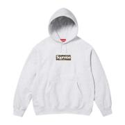 Beperkte oplage Shanghai Box Logo Hoodie Supreme , Gray , Heren