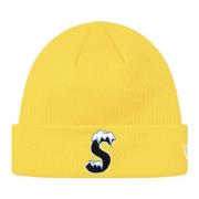 Limited Edition Beanie New Era S Logo Supreme , Yellow , Unisex