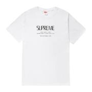 Limited Edition Anno Domini Tee Light Supreme , White , Heren