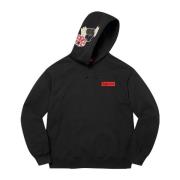 Beperkte Oplage High Patches Hoodie Zwart Supreme , Black , Heren