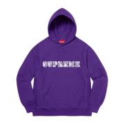 Paarse Kant Hoodie Beperkte Oplage Supreme , Purple , Heren