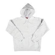 Micro Logo Hoodie Limited Edition Supreme , Gray , Heren