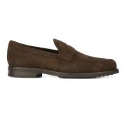 Leren Mocassin Schoen Tod's , Brown , Heren