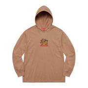 Draken Hoodie Lichtbruin Supreme , Brown , Heren