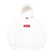 Beperkte oplage Box Logo hoodie wit Supreme , White , Heren