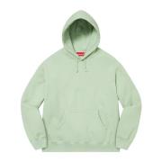 Limited Edition Satin Appliqué Hoodie Mint Supreme , Green , Heren