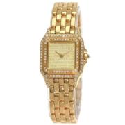 Pre-owned Yellow Gold watches Cartier Vintage , Yellow , Dames