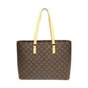 Pre-owned Canvas totes Louis Vuitton Vintage , Brown , Dames