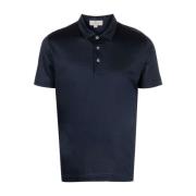 Marine Polo Shirt Canali , Blue , Heren