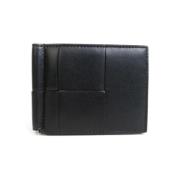 Pre-owned Leather wallets Bottega Veneta Vintage , Black , Dames