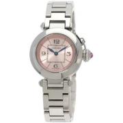 Pre-owned Stainless Steel watches Cartier Vintage , Pink , Dames