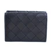 Pre-owned Leather wallets Bottega Veneta Vintage , Black , Unisex