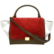 Pre-owned Leather celine-bags Celine Vintage , Red , Dames