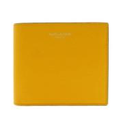 Pre-owned Leather wallets Yves Saint Laurent Vintage , Yellow , Dames