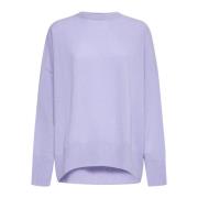 Lila Sweater Avis Semicouture , Purple , Dames