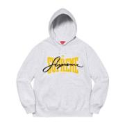 Geborduurde Chenille Hoodie Supreme , Gray , Heren