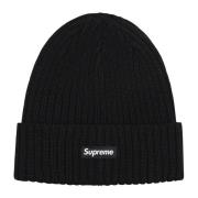 Zwarte Overdyed Beanie Limited Edition Supreme , Black , Unisex