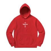 Beperkte oplage Cross Box Logo Hoodie Rood Supreme , Red , Heren