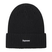 Zwarte Overdyed Beanie Limited Edition Supreme , Black , Unisex