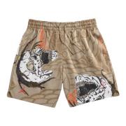 Cactus Jack Pool Shorts Beperkte Oplage Jordan , Multicolor , Heren