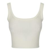 Stijlvolle Papilla Top voor Vrouwen Sportmax , White , Dames