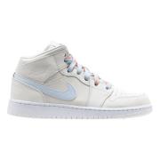 Limited Edition Air Jordan 1 Mid Multi-Color Nike , White , Dames