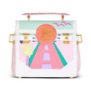 B-Buzz 23 kalfsleer en Postcard patchwork tas Balmain , Multicolor , D...