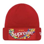 Beperkte oplage Skittles Beanie Rood Supreme , Red , Unisex