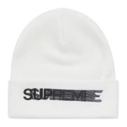 Motion Logo Beanie Limited Edition Wit Supreme , White , Unisex